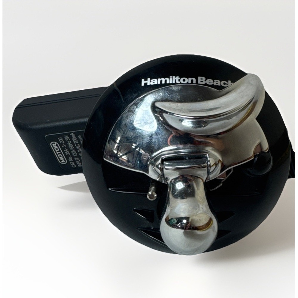 Hamilton Beach Walk & Cut Electric Can Opener for Kitchen,Any Size Black(76501G)